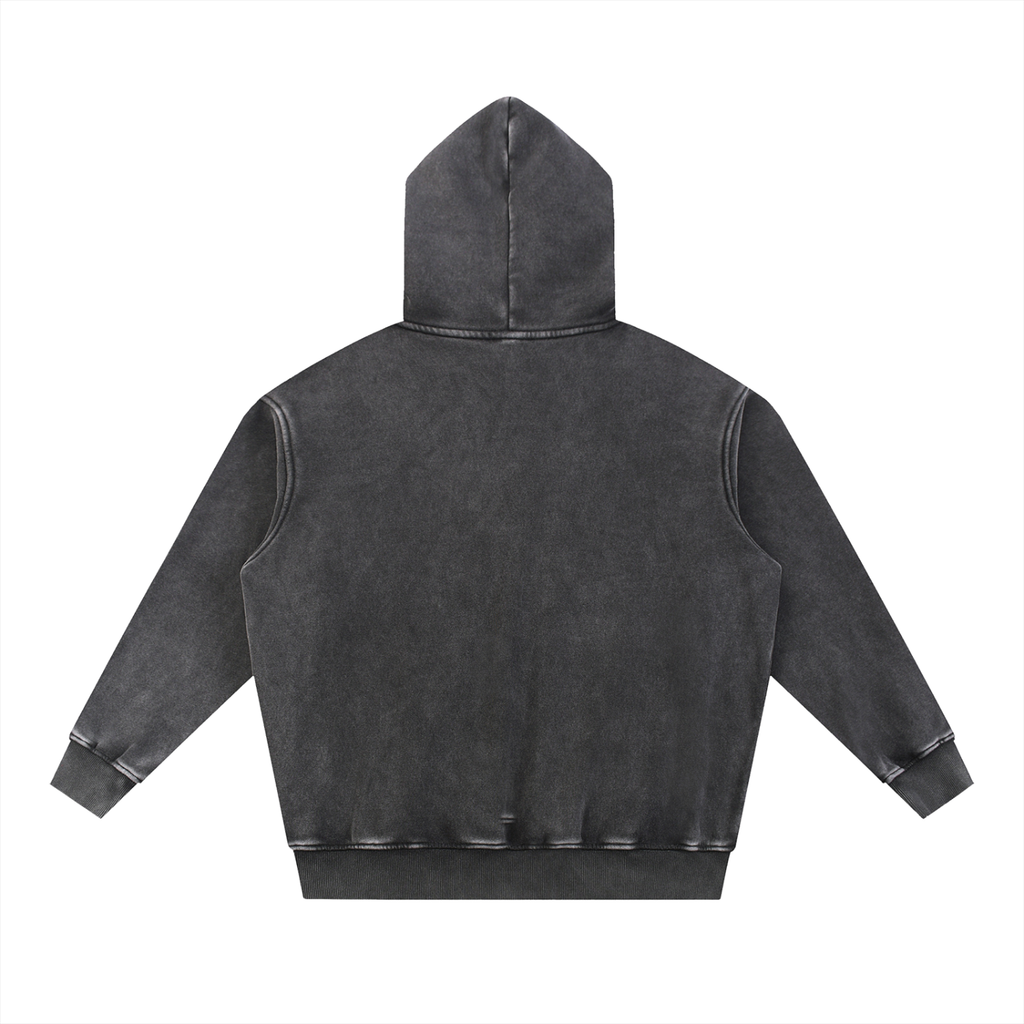Snow Wash blackout hoodie